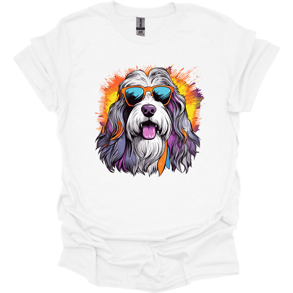 Bearded Collie - Top Dog T-Shirt - White