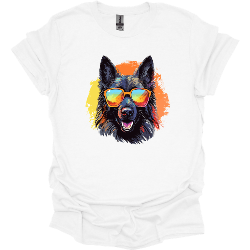 Belgian Sheepdog - Top Dog T-Shirt - White