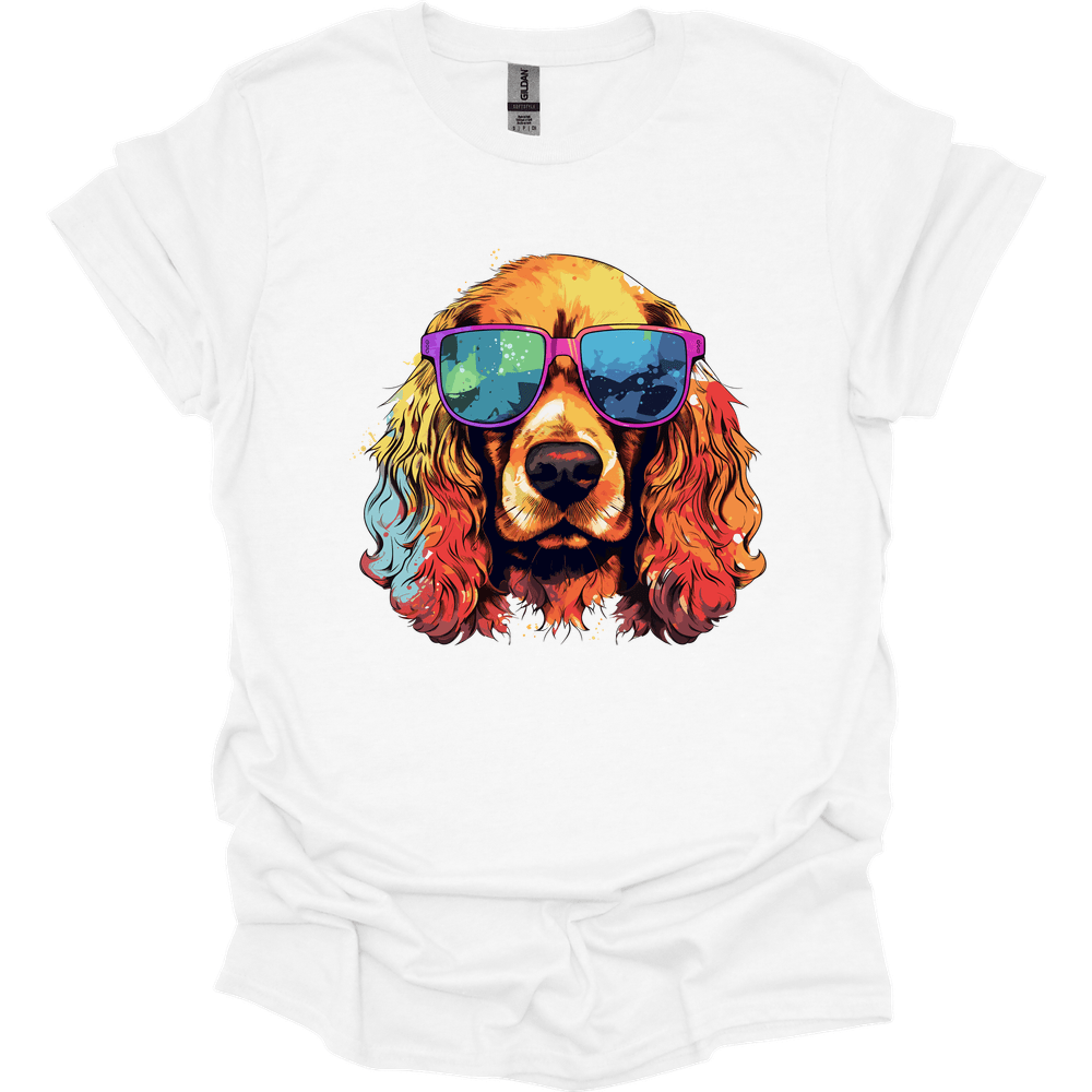 Cocker Spaniel - Top Dog T-Shirt - White