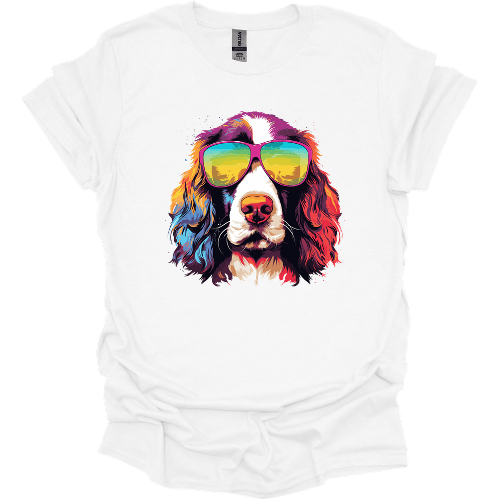 English Springer Spaniel - Top Dog T-Shirt - White