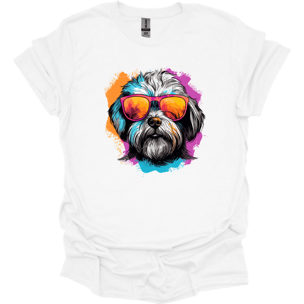 Dandie Dinmont Terrier - Top Dog T-Shirt - White