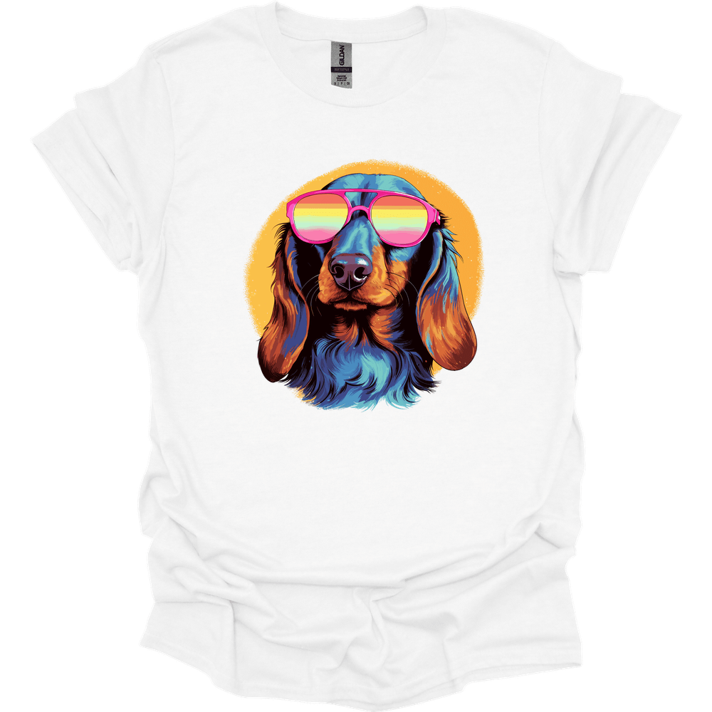 Dachshund - Top Dog T-Shirt - White