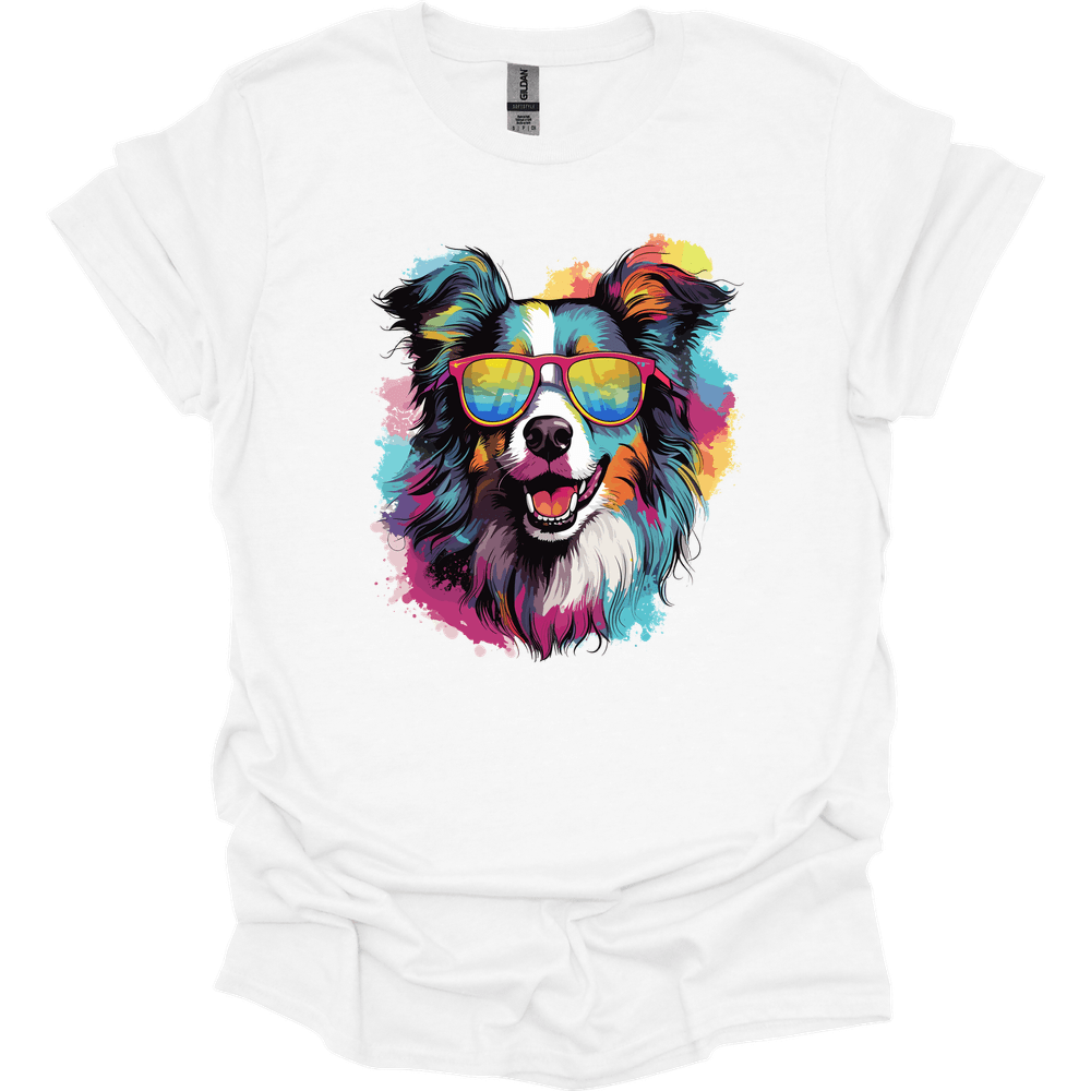 Collie - Top Dog T-Shirt - White