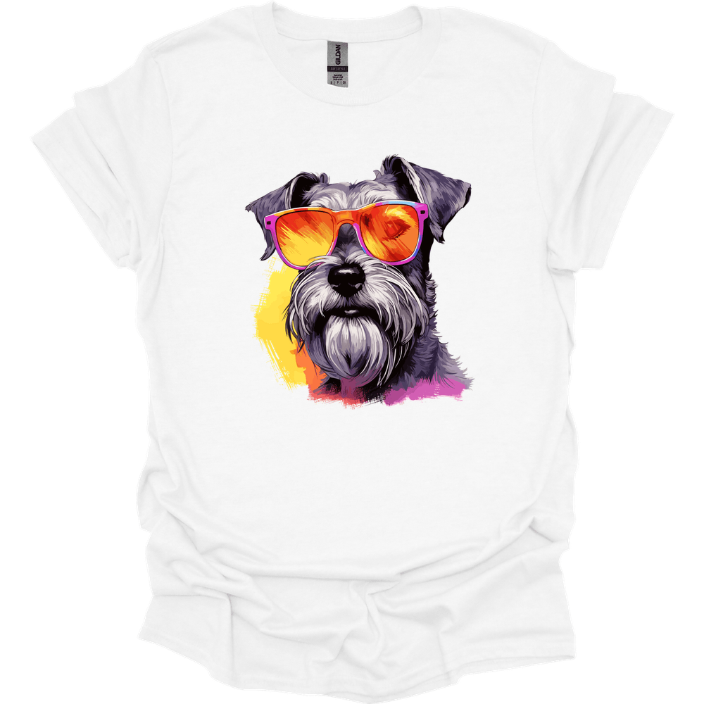 Miniature Schnauzer - Top Dog T-Shirt - White