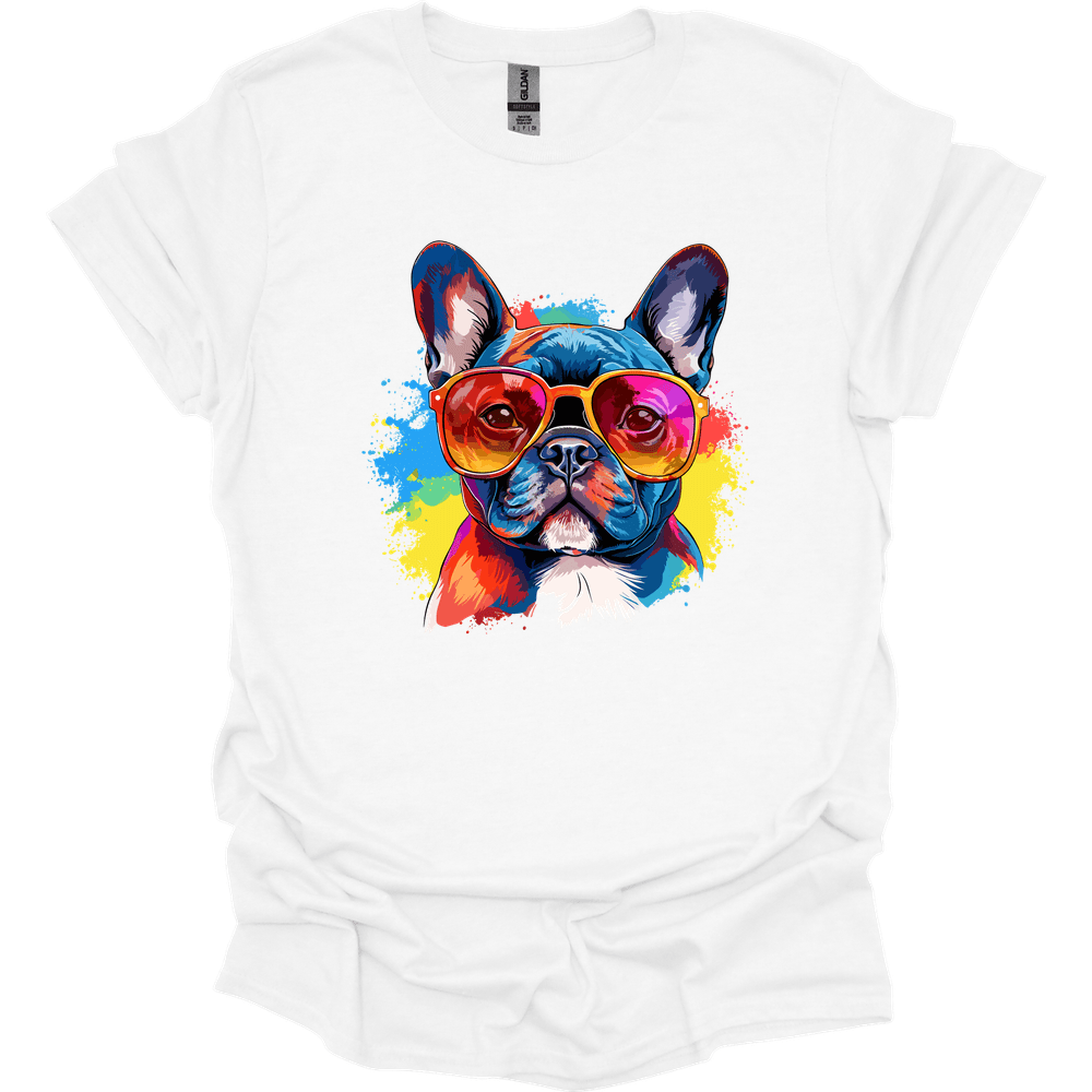 French Bulldog - Top Dog T-Shirt - White