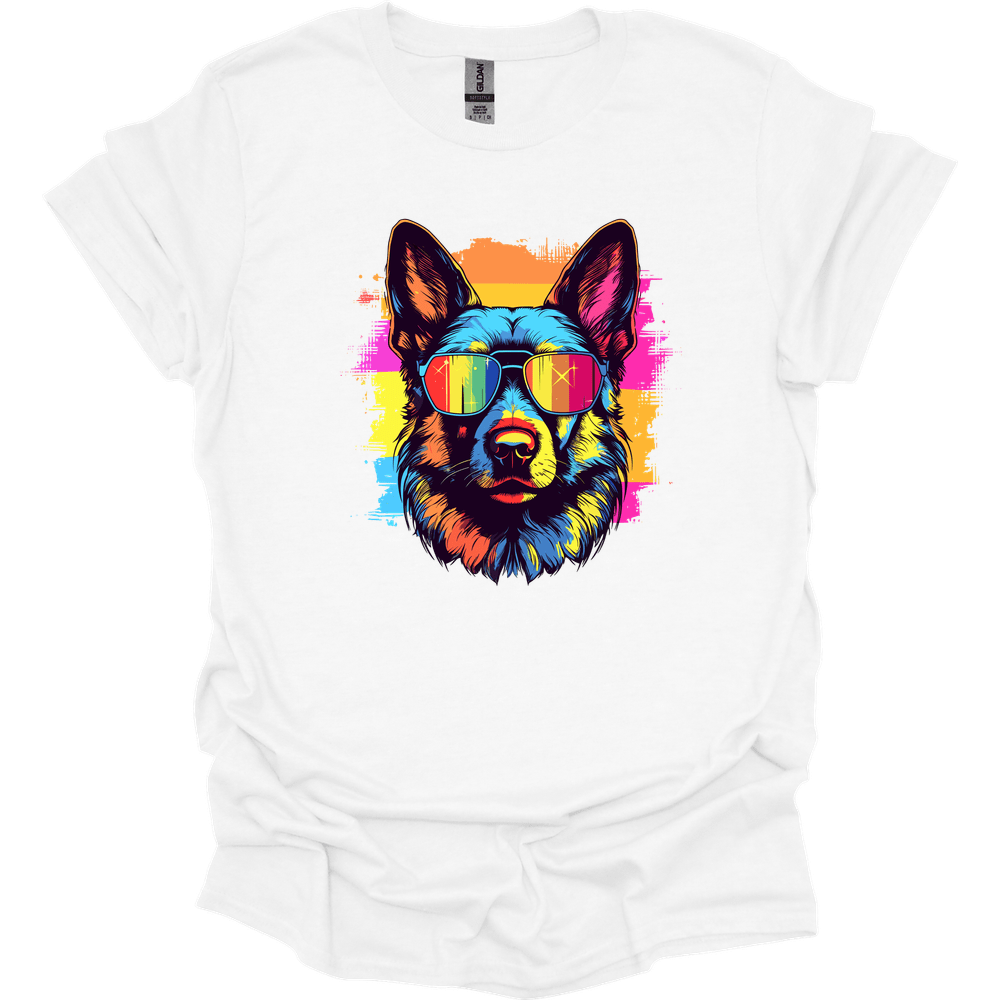 German Shepherd - Top Dog T-Shirt - White