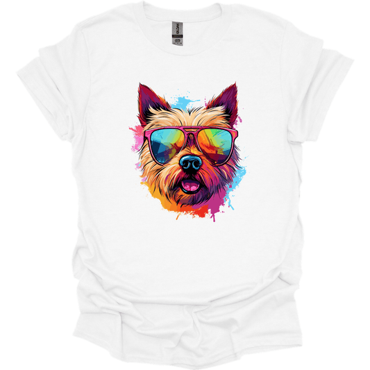 Norwich Terrier - Top Dog T-Shirt - White