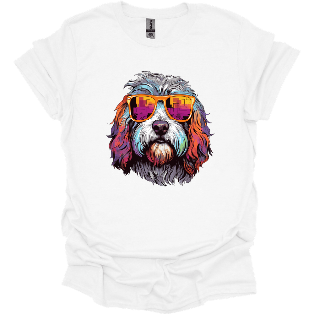 Old English Sheepdog - Top Dog T-Shirt - White