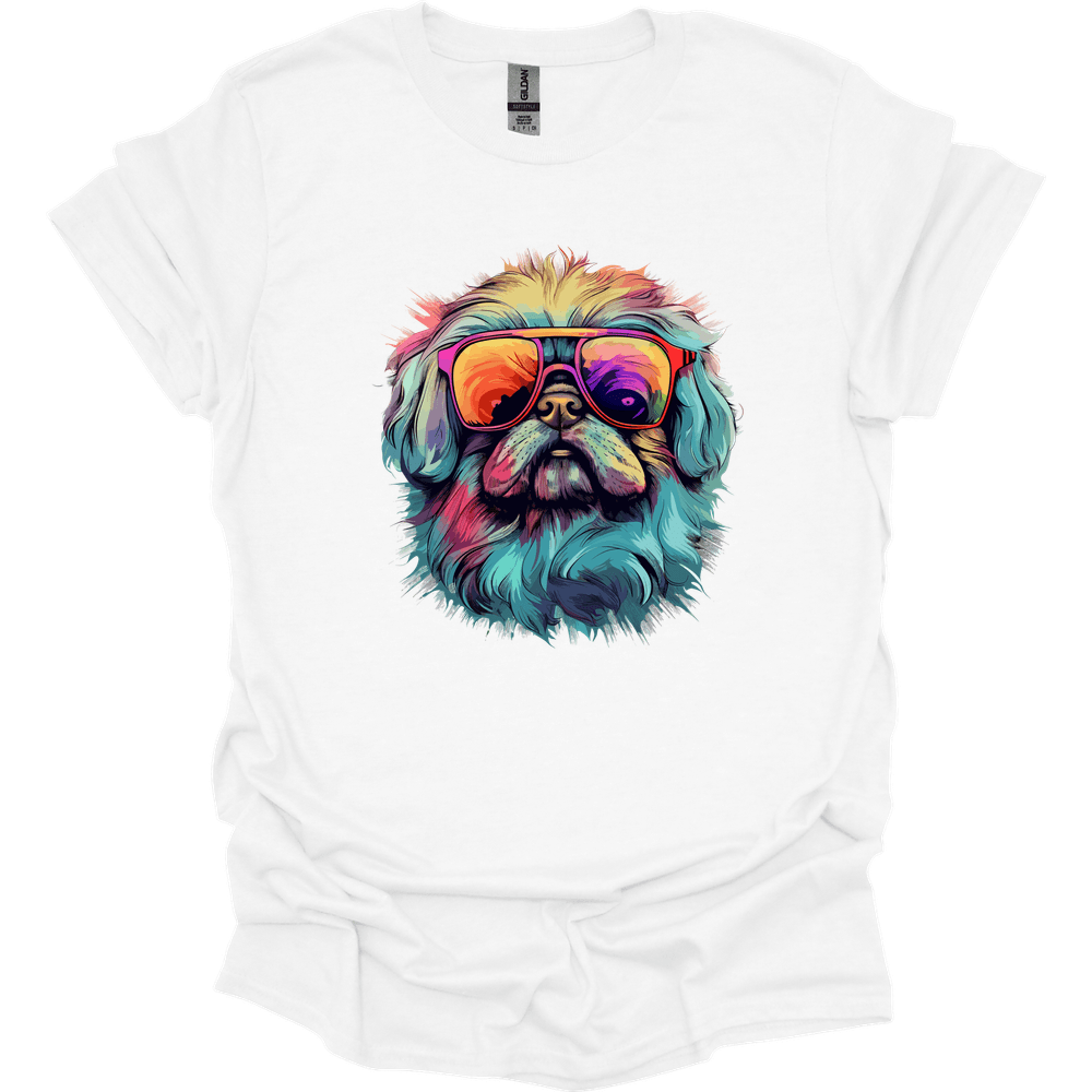 Pekingese - Top Dog T-Shirt - White