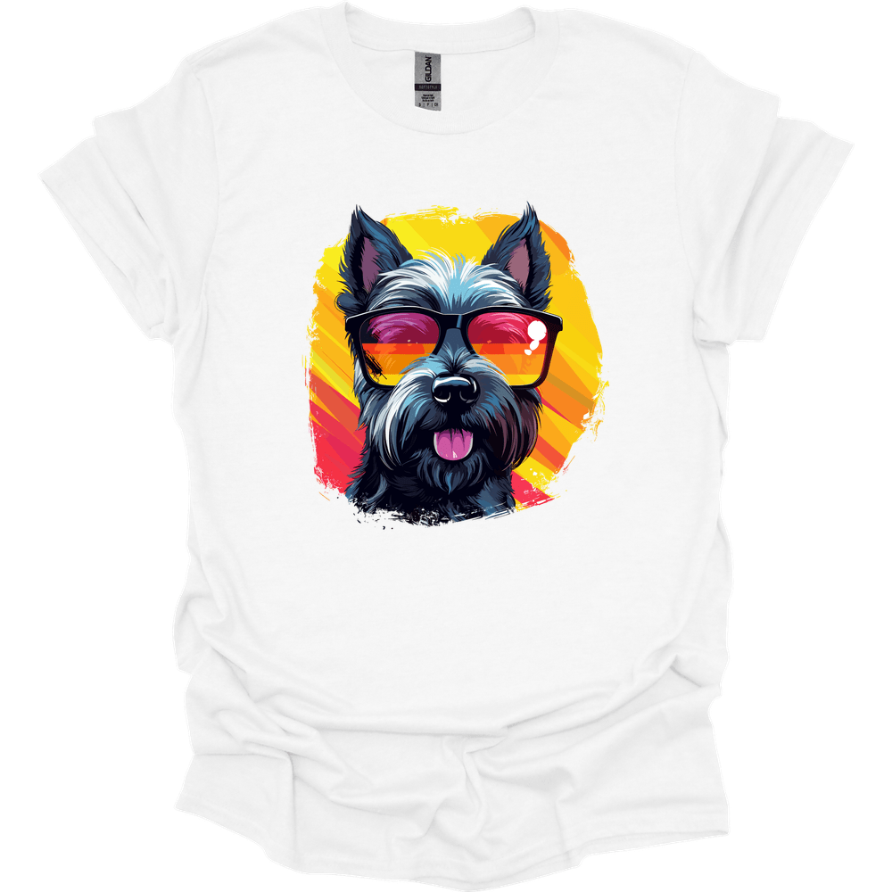 Scottish Terrier - Top Dog T-Shirt - White