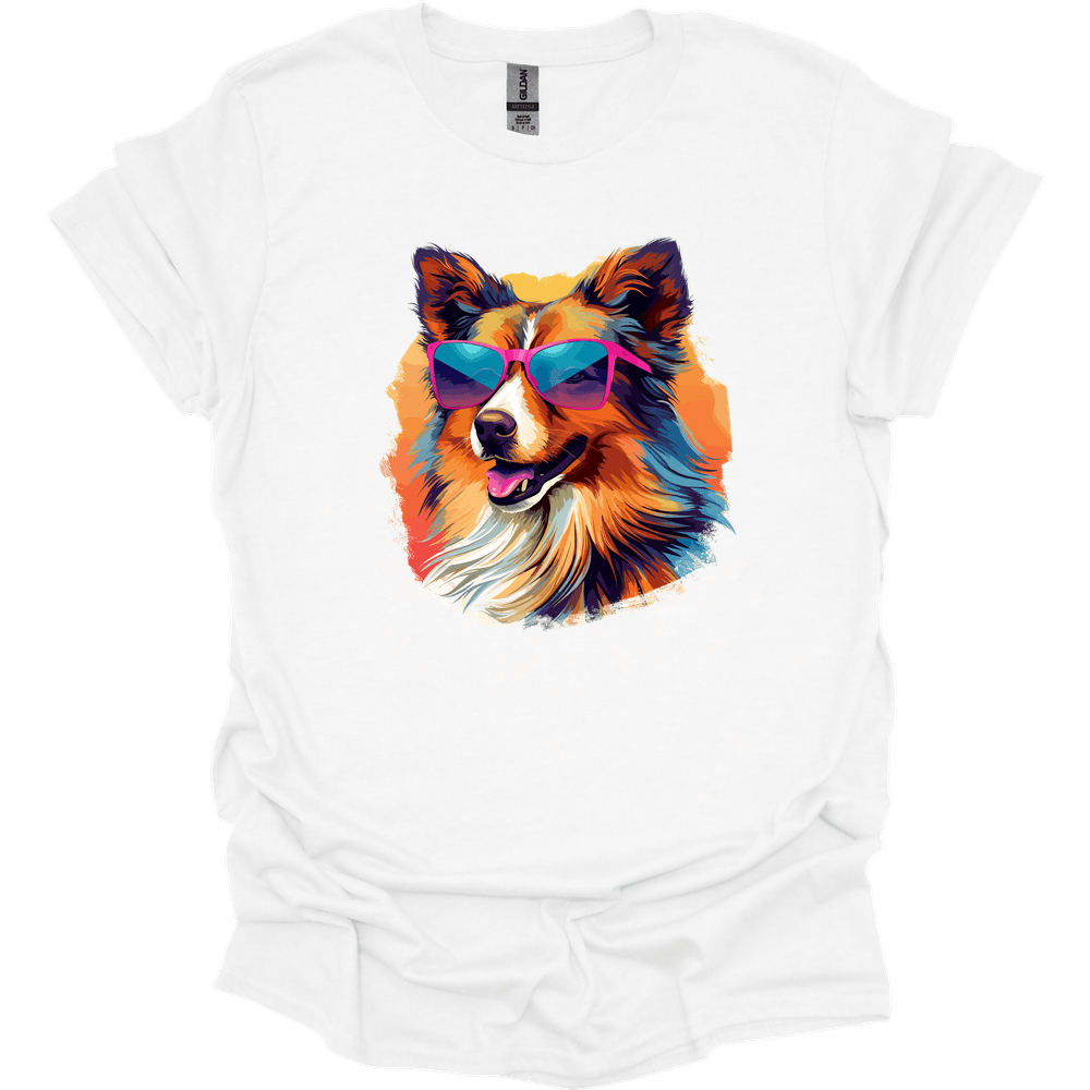 Shetland Sheepdog - Top Dog T-Shirt - White