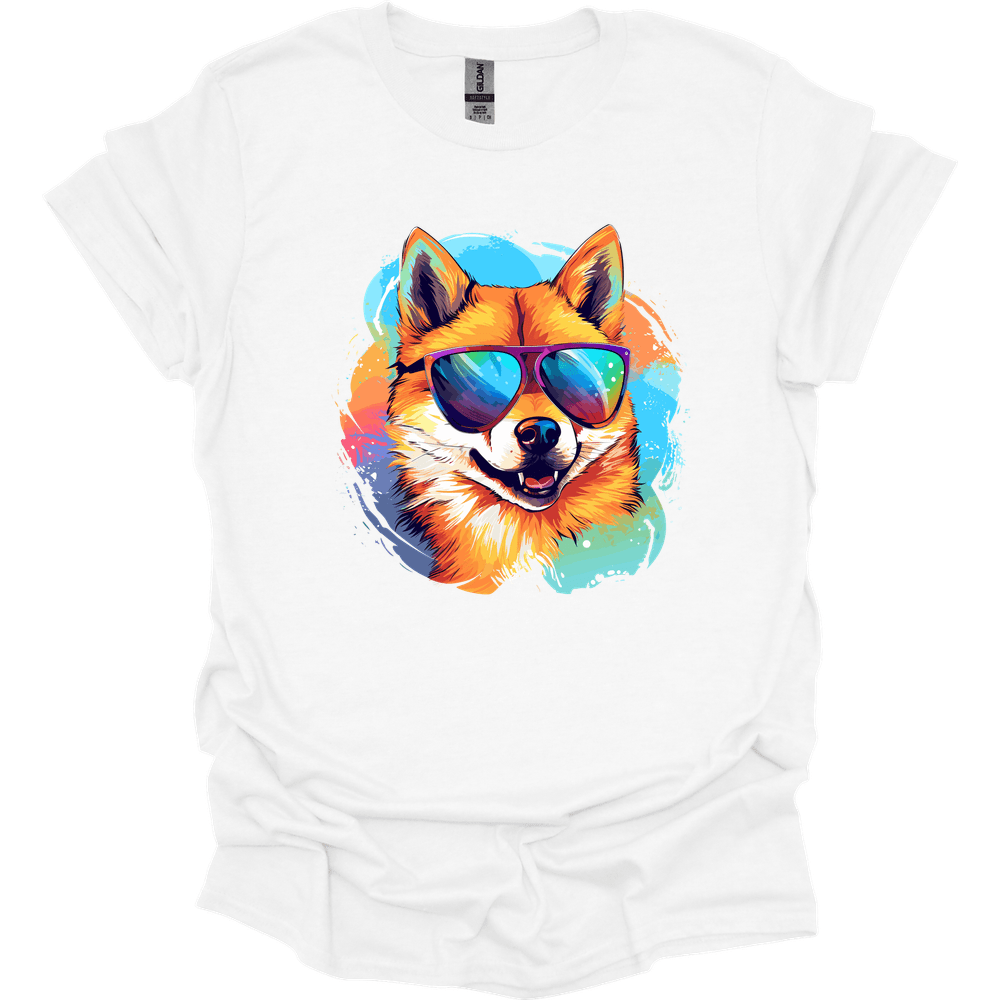 Shiba Inu - Top Dog T-Shirt - White