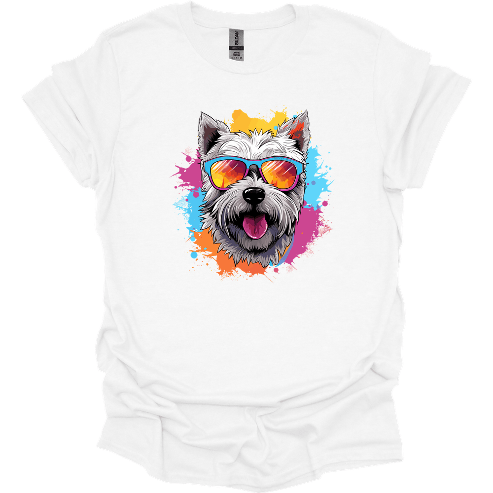 West Highland White Terrier - Top Dog T-Shirt - White