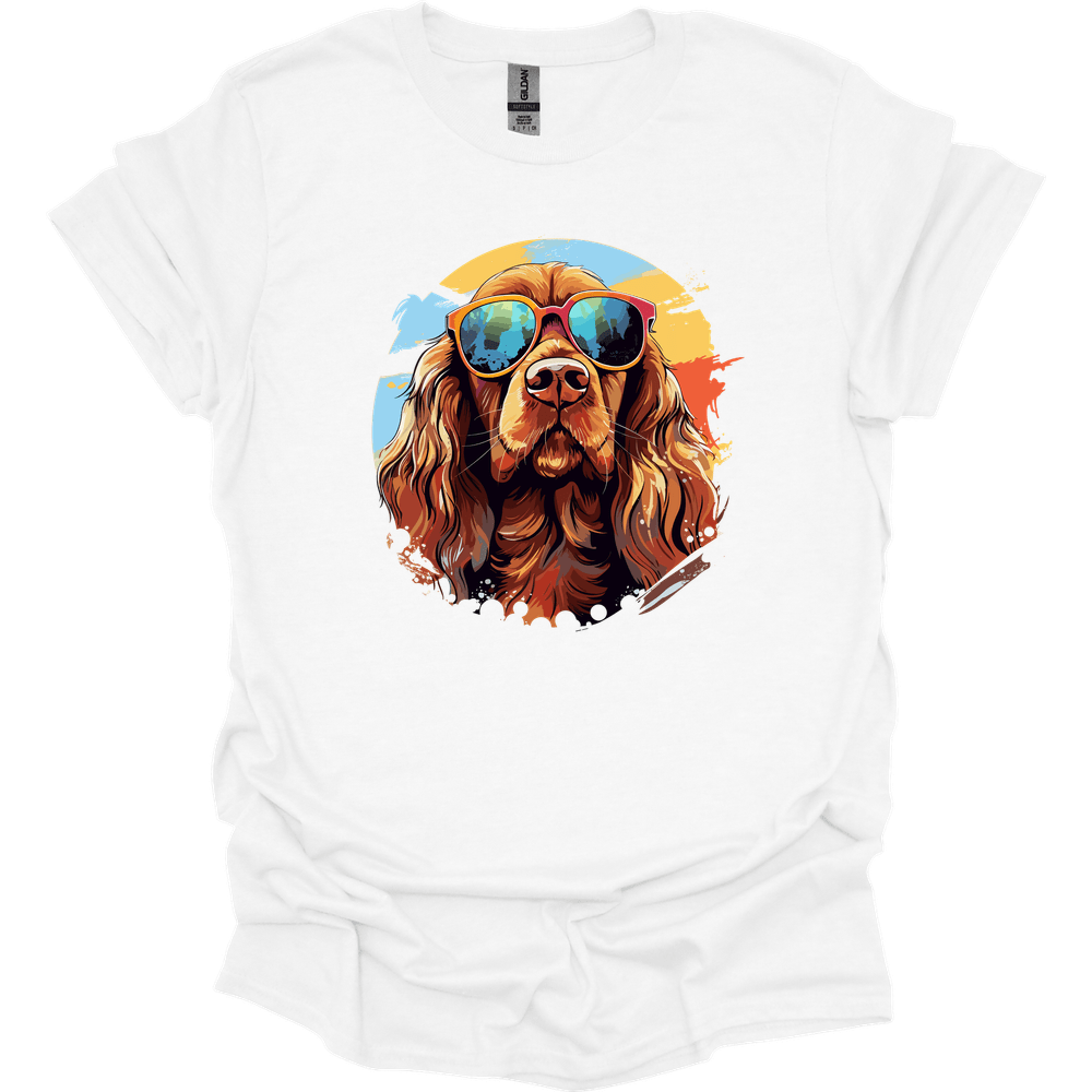 Sussex Spaniel - Top Dog T-Shirt - White