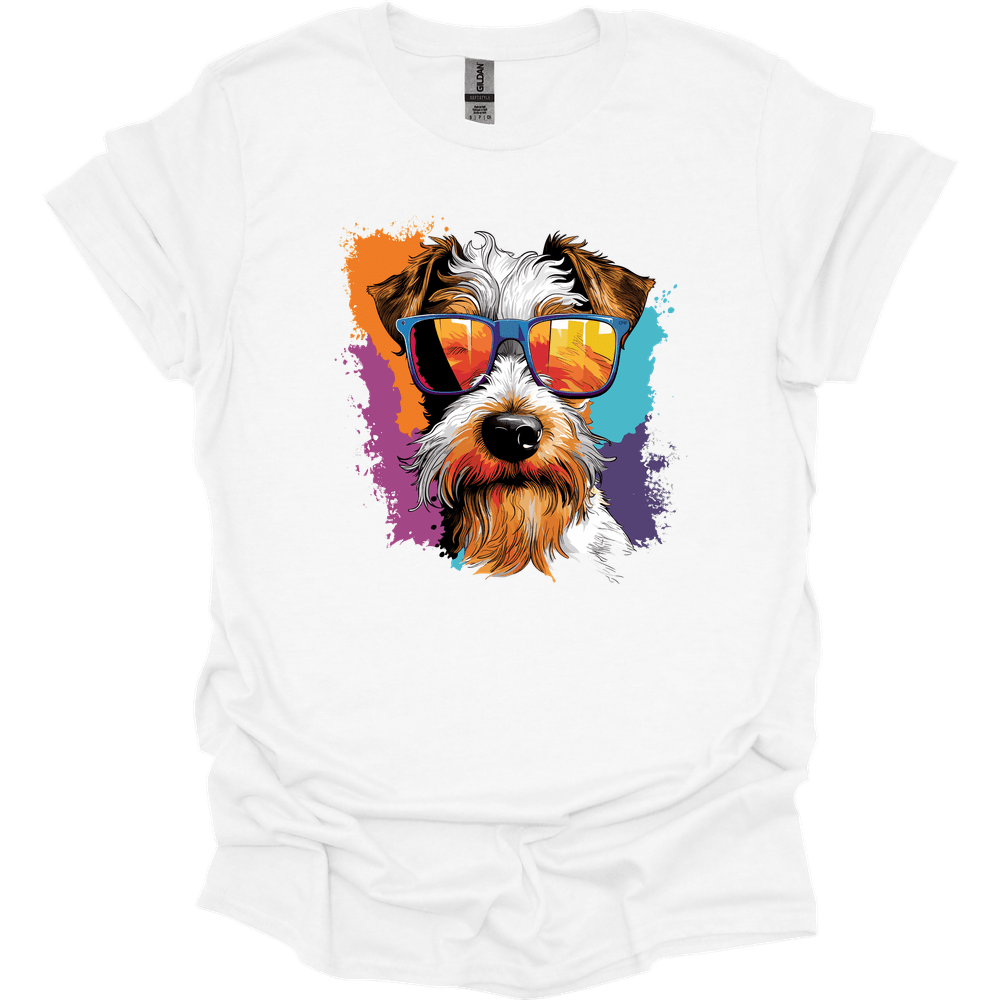 Wire Fox Terrier - Top Dog T-Shirt - White