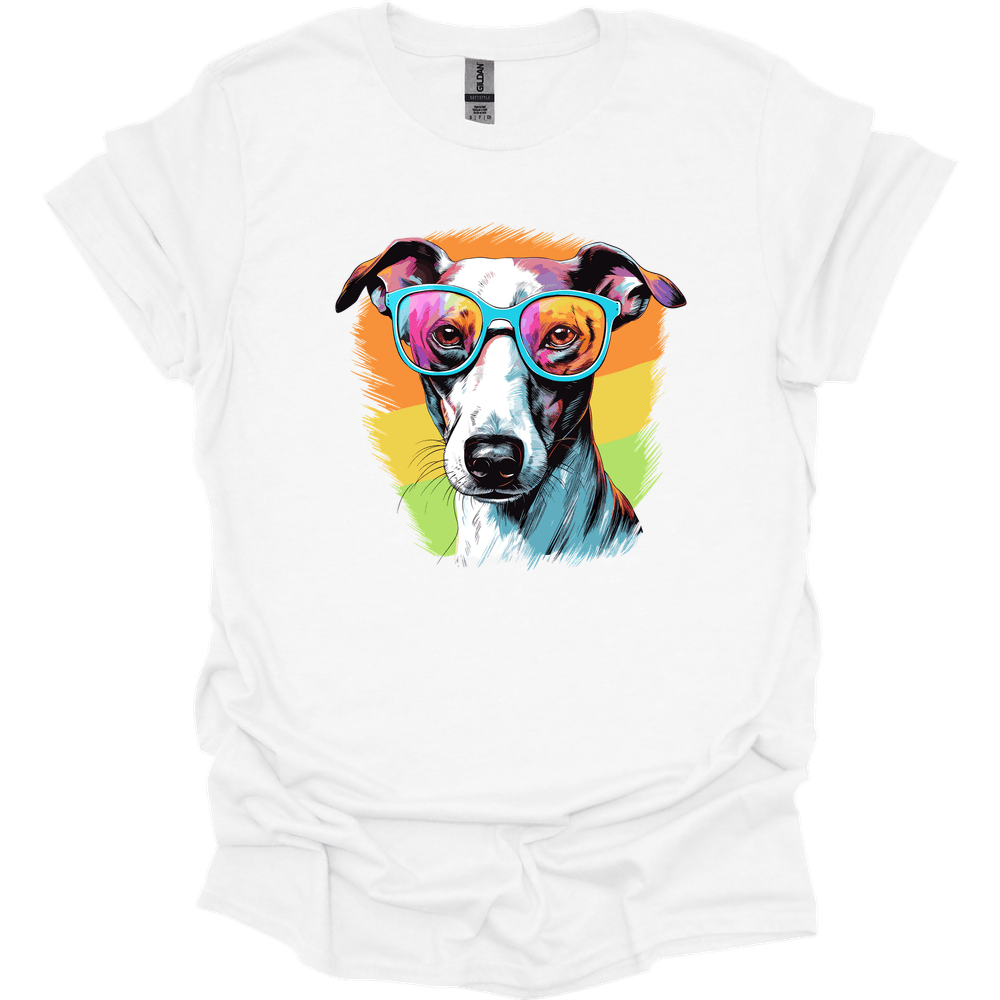 Whippet - Top Dog T-Shirt - White