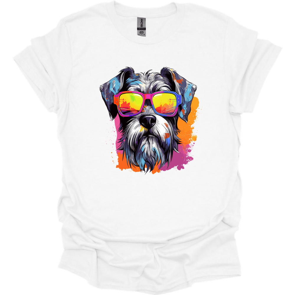 Standard Schnauzer - Top Dog T-Shirt - White