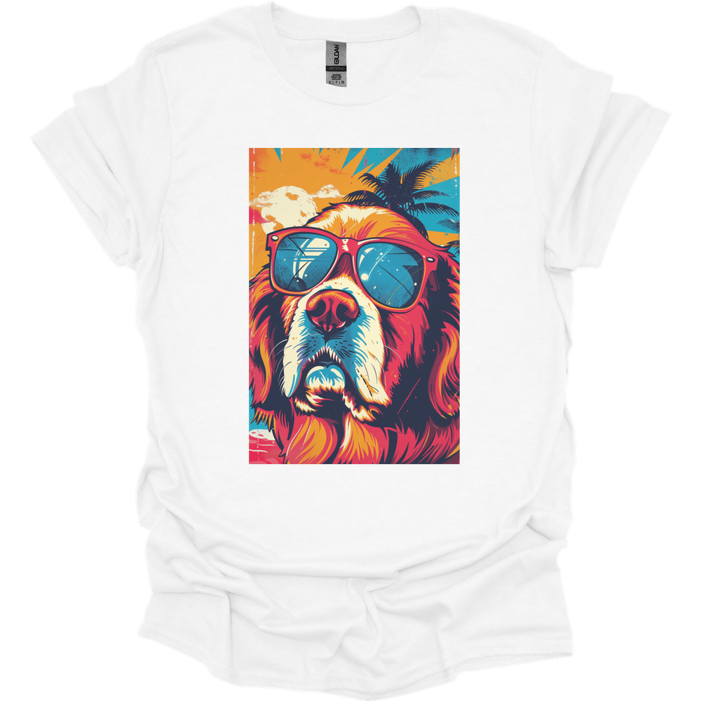 Newfoundland - Summer Dog T-Shirt - White