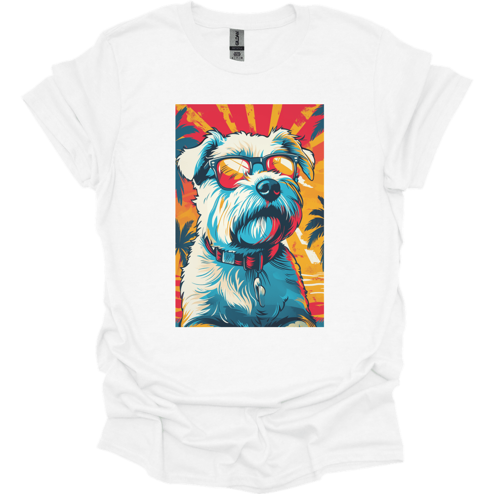 West Highland White Terrier - Summer Dog T-Shirt - White