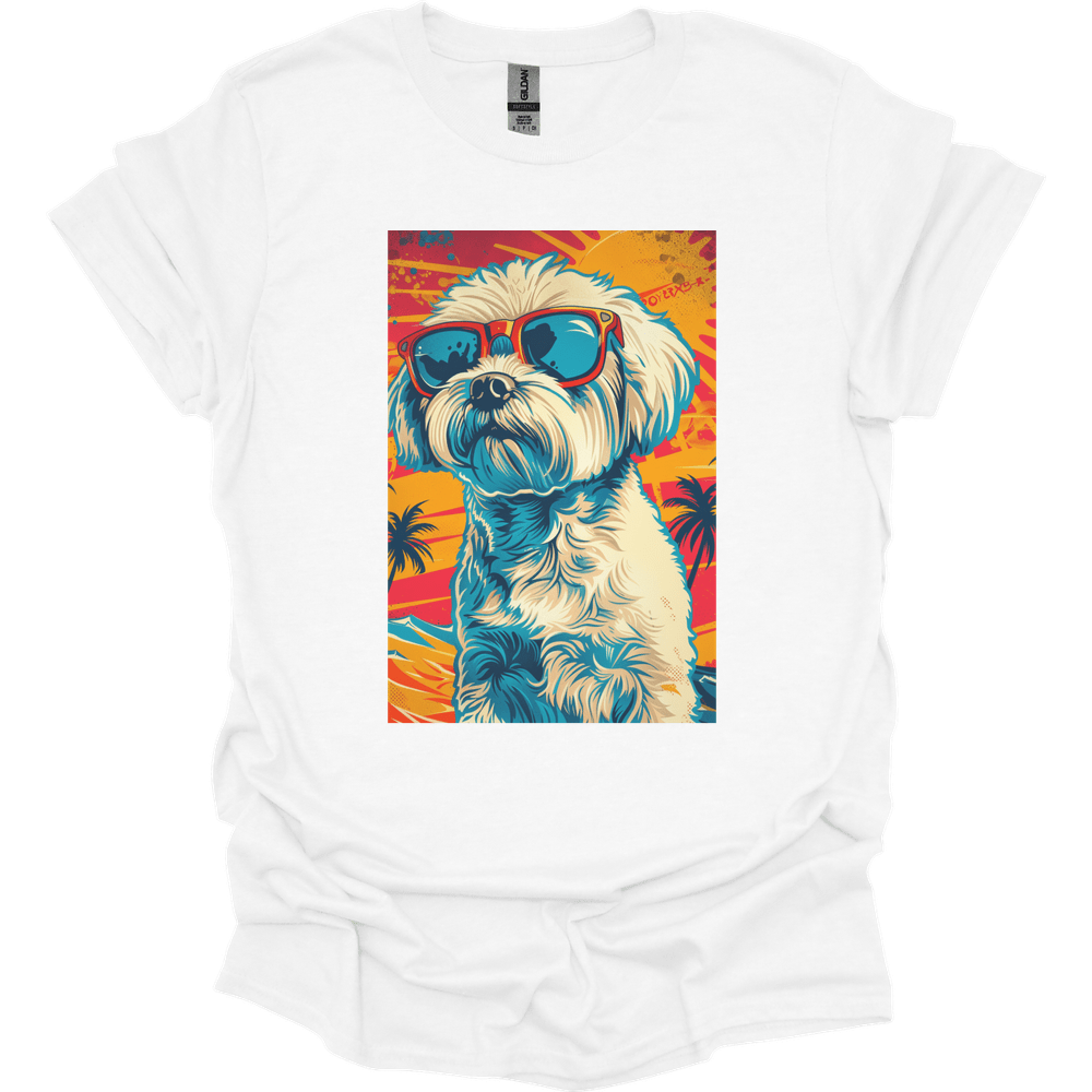 Havanese - Summer Dog T-Shirt - White