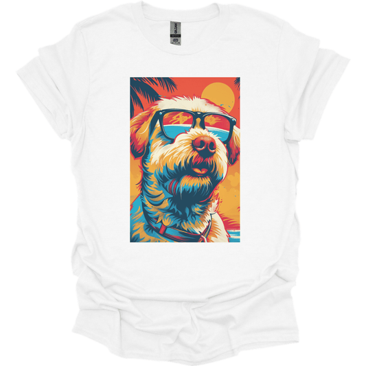 Golden Doodle - Summer Dog T-Shirt - White