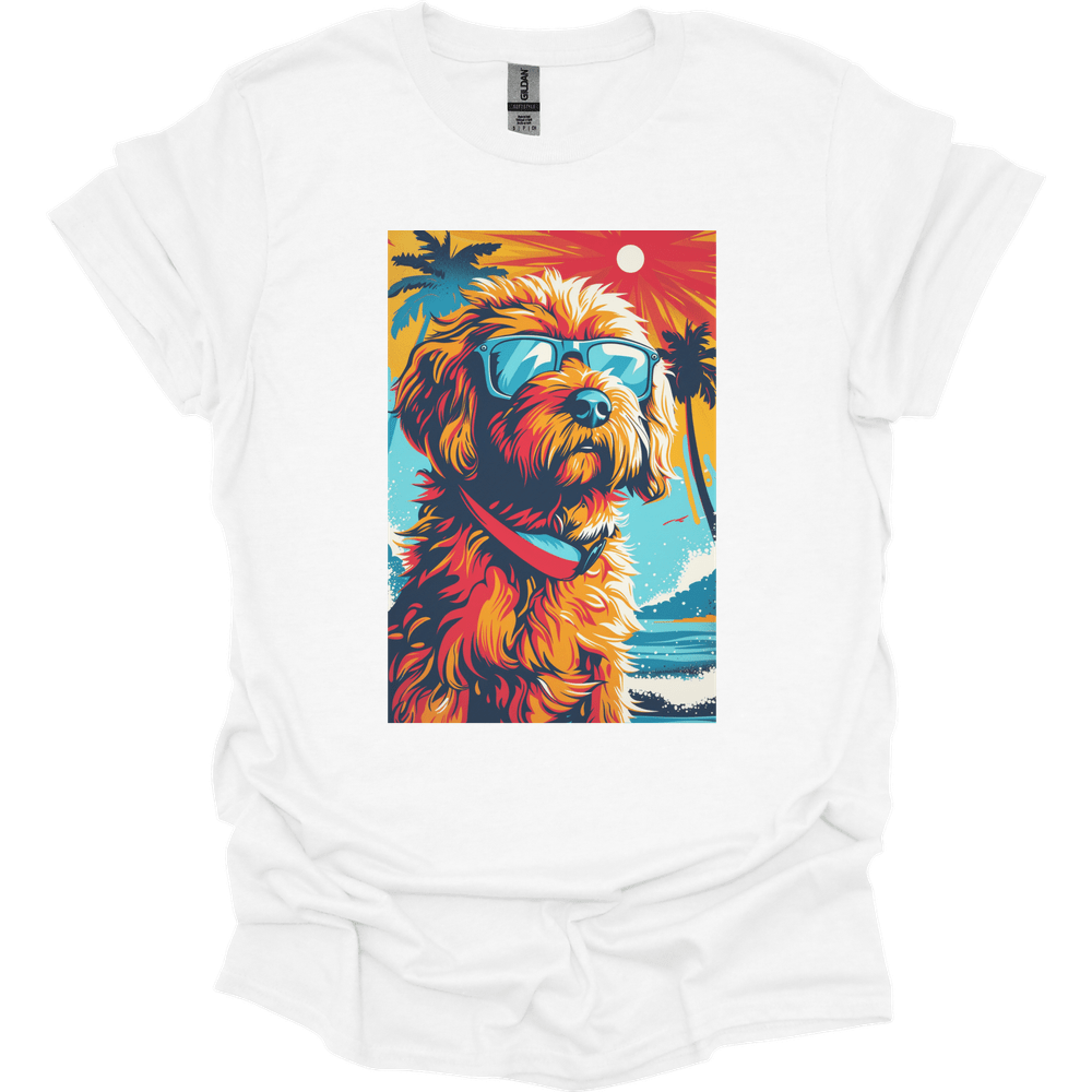 Labradoodle - Summer Dog T-Shirt - White