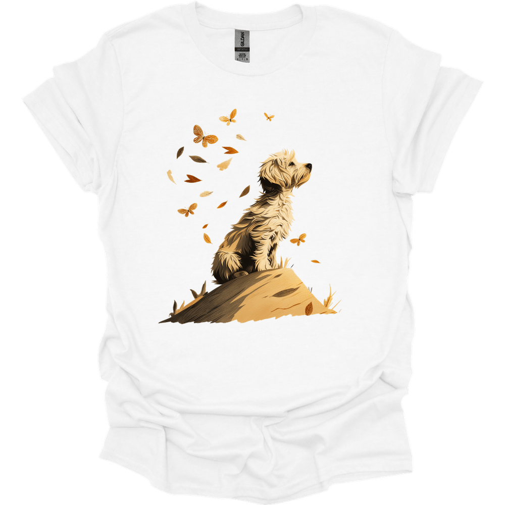 Bichon Frise - Fall Dog T-Shirt - White