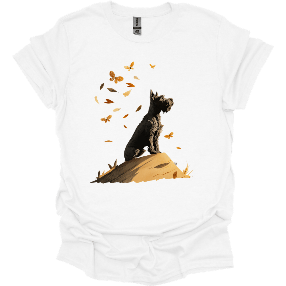 Giant Schnauzer - Fall Dog T-Shirt - White