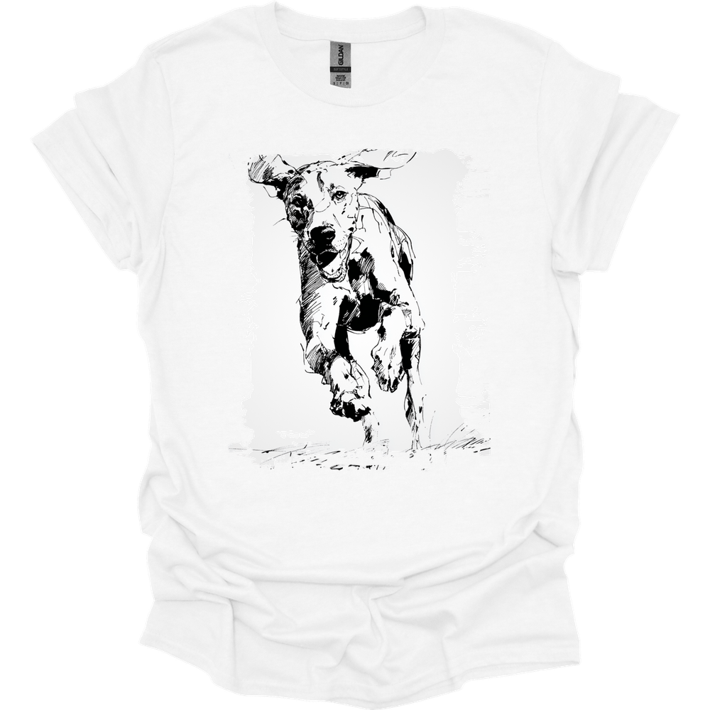 Bracco Italiano - Running Dog T-Shirt - White