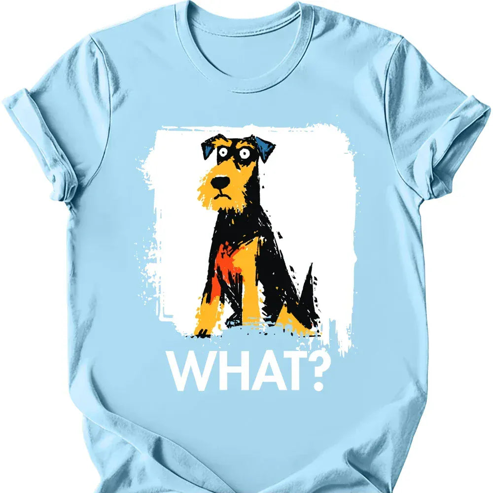 Airedale what tee light blue