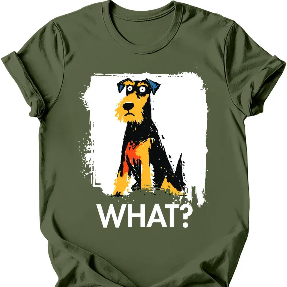Airedale what tee military green