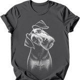Airedale - Tilted Dog T-Shirt