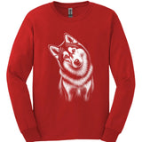 Alaskan Malamute - Tilted Dog Long Sleeve