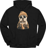 American Bulldog - Hipster Dog Hoodie