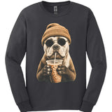 American Bulldog - Hipster Dog Long Sleeve