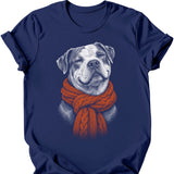 American Bulldog - Winter Dog T-Shirt