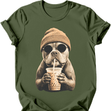 American Bully - Hipster Dog T-Shirt