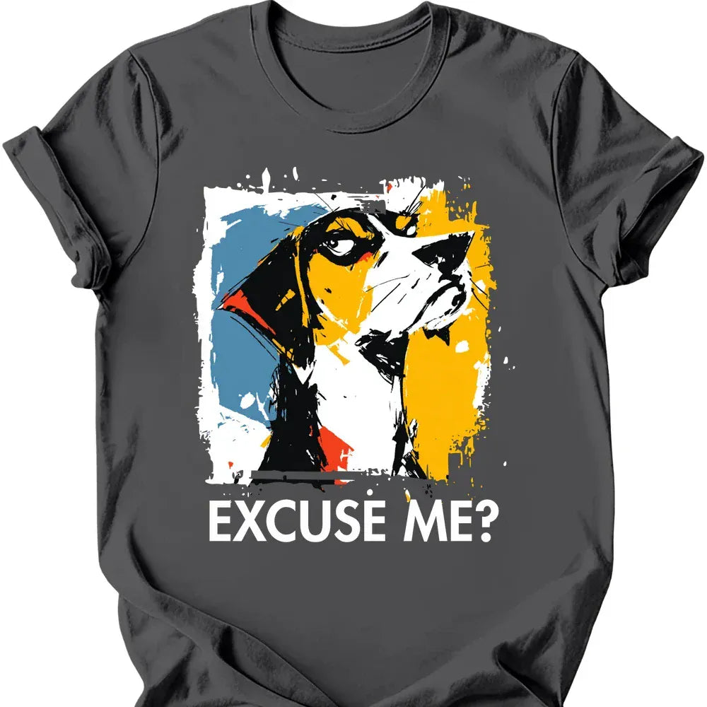 American Foxhound excuse me tee charcoal