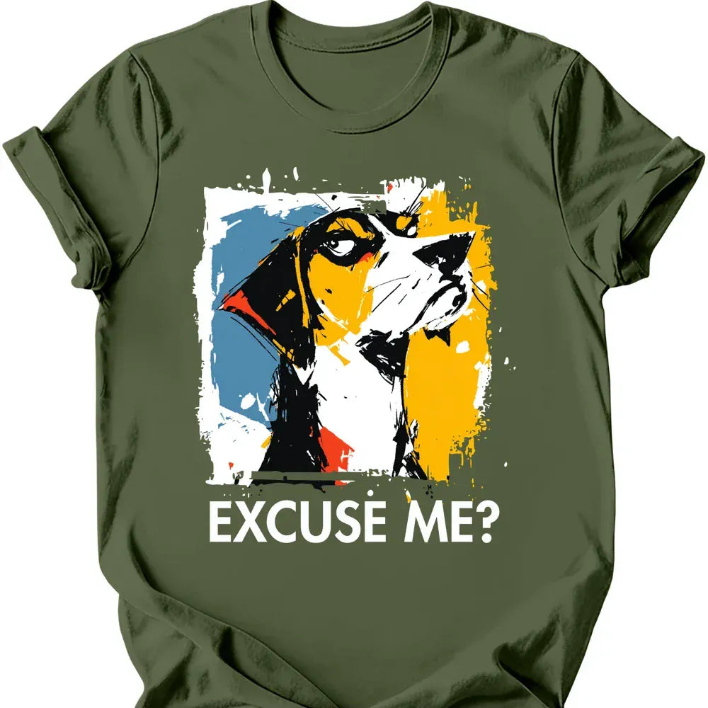 American Foxhound excuse me tee military green