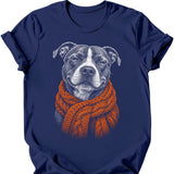American Staffordshire Terrier - Winter Dog T-Shirt