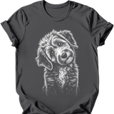 Aussiedoodle - Tilted Dog T-Shirt