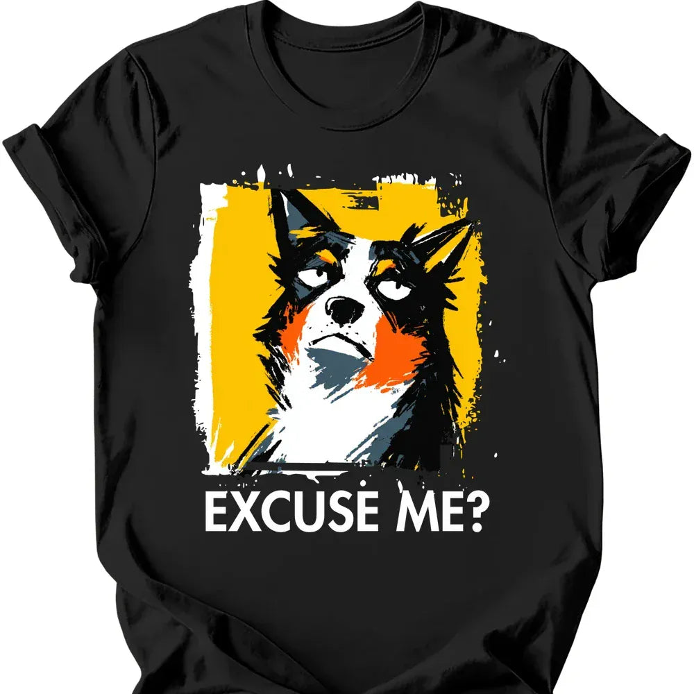 Australian Cattle Dog excuse me tee black