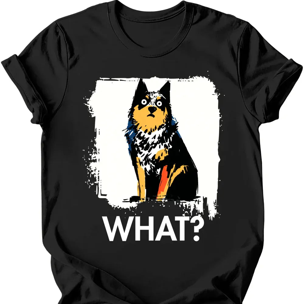 Australian Cattle Dog what tee black