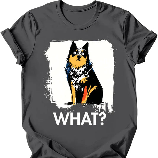 Australian Cattle Dog what tee charcoal