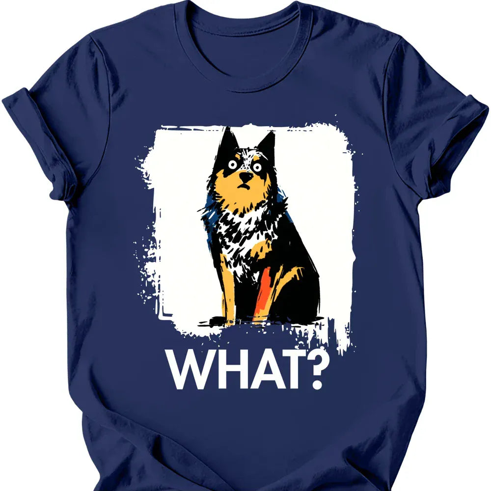 Australian Cattle Dog what tee navy