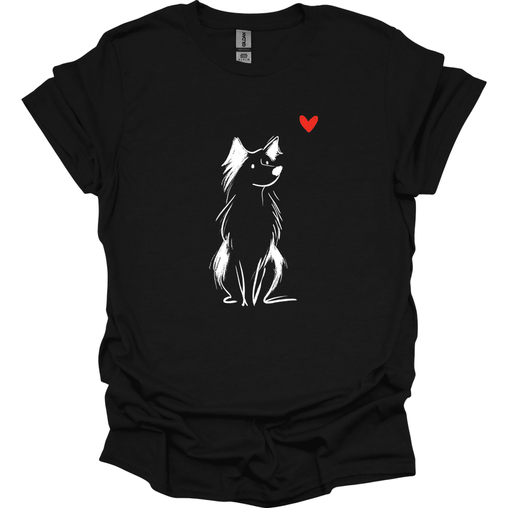 Australian Shepherd - Sketch Dog T-Shirt