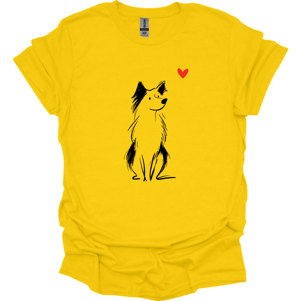 Australian Shepherd - Sketch Dog T-Shirt