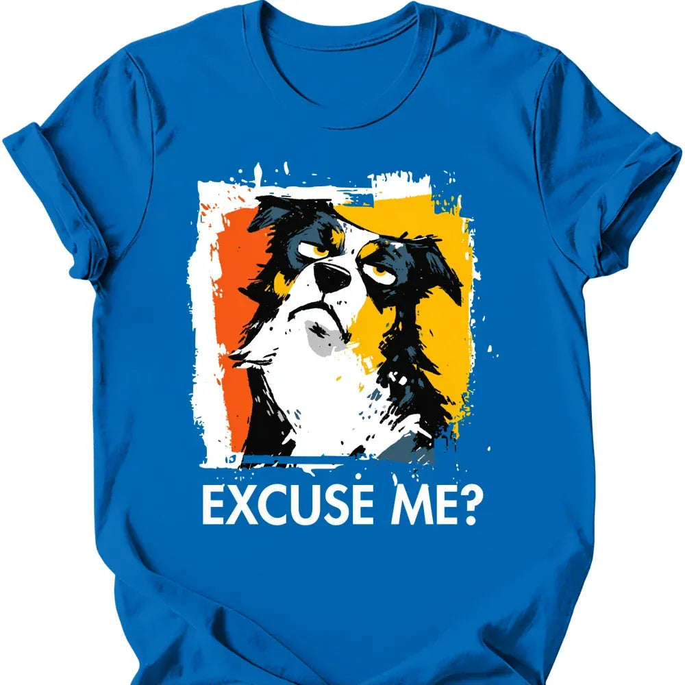 Australian Shepherd excuse me tee royal