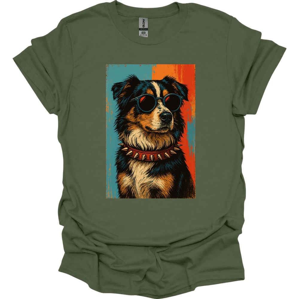 Australian Shepherd - Punk Dog T-Shirt