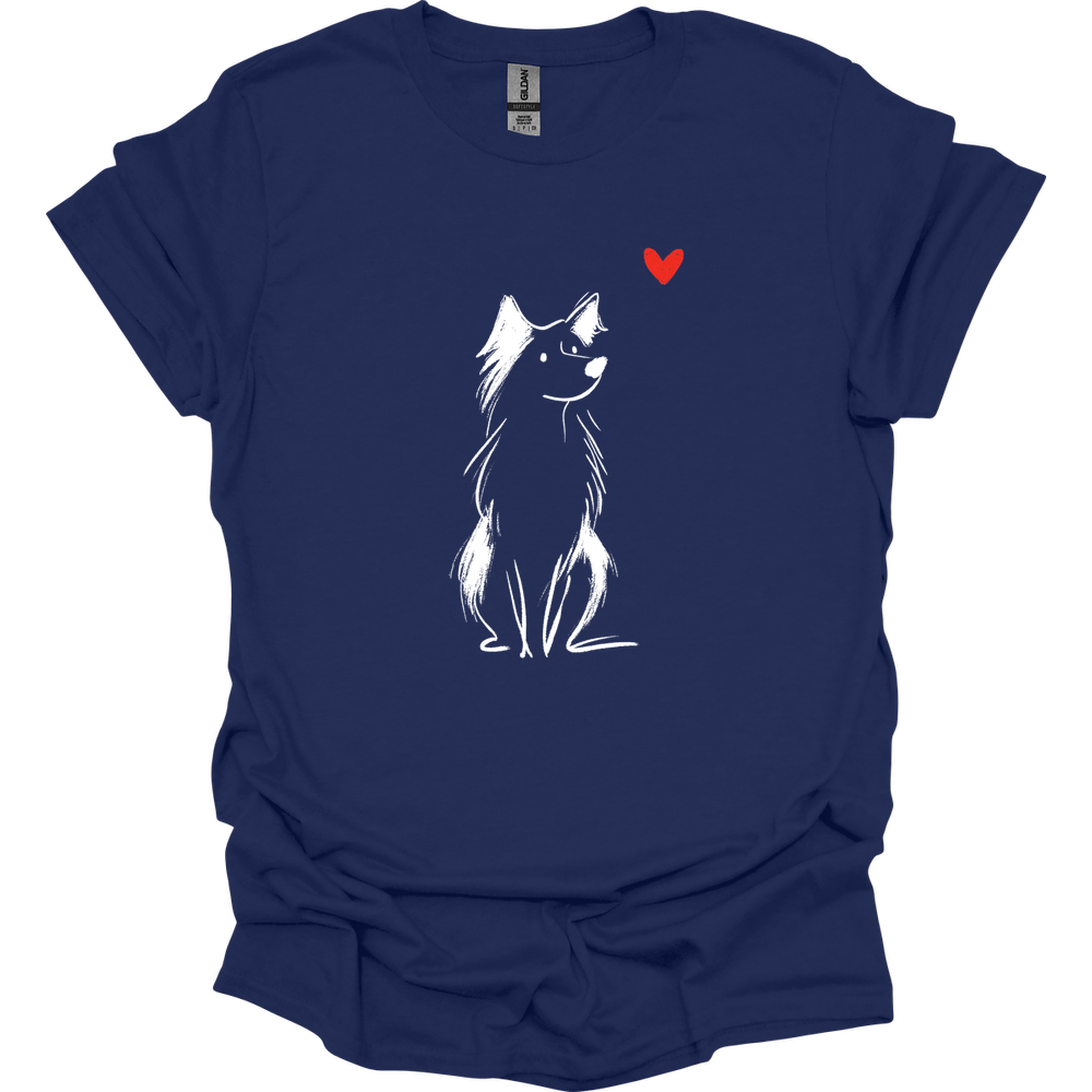 Australian Shepherd - Sketch Dog T-Shirt